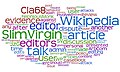 A word cloud of Wikipedia:Requests for arbitration/C68-FM-SV/Evidence