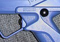 Closeup of the Mark I triggers