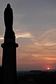 The View from the Statue at Sunset