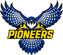 IRSC Pioneers athletics logo