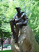 Statue of Samuel Eliot Morison on the mall, 2006