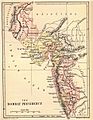 Bombay Presidency in an 1880 map.