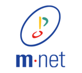 The first logo used since its rebranding from Music Network to m.net, later briefly revived for its 25th anniversary (1 March 1995 – 20 July 2005; February–May 2020)