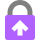 Purple padlock