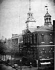 Independence Hall in 1855.