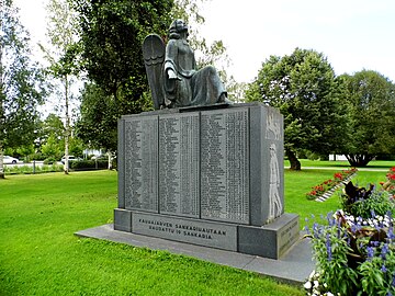 1939-1945 talvi- ja jatkosodan sankarien muistomerkki, 1949, Lapua.