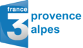 Ancien logo de France 3 Provence-Alpes du 4 janvier 2010 au 28 janvier 2018.