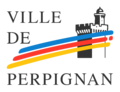 années 80, pré-1993 Logo où figure le Castillet et trois lignes colorées, représentant le ciel et les couleurs catalanes.