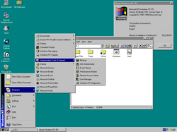 צילום מסך של Windows NT 4.0 Workstation