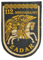 Grb Zadarske 112. brigade, sv. Krševan