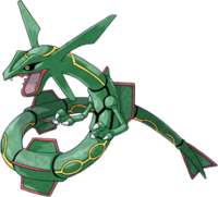 Rayquaza, oleh Ken Sugimori.