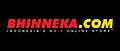 Logo Bhinneka.com dengan latar hitam (digunakan hingga 2018)