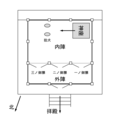 本殿平面図