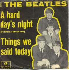 Обложка сингла The Beatles «Things We Said Today» (1964)