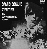 Обложка сингла Дэвида Боуи «Starman» (1972)