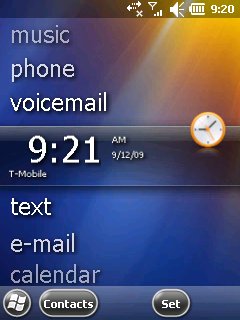 Скриншот версии Windows Mobile 6.5.3
