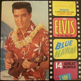 Обложка альбома Элвиса Пресли «Blue Hawaii» (1961)