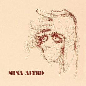 Обложка альбома Мины «Altro» (1972)