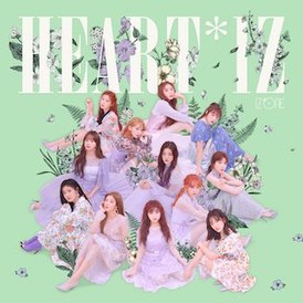 Обложка альбома IZ*ONE «Heart*Iz» (2019)