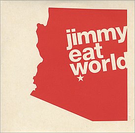 Обложка сингла Jimmy Eat World «A Praise Chorus» (2002)