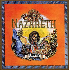 Обложка альбома Nazareth «Rampant» (1974)