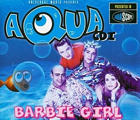 Обложка сингла Aqua «Barbie Girl» (1997)