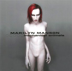 Обложка альбома Marilyn Manson «Mechanical Animals» (1998)