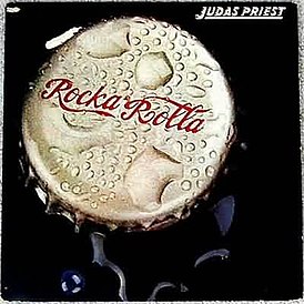 Обложка альбома Judas Priest «Rocka Rolla» (1974)