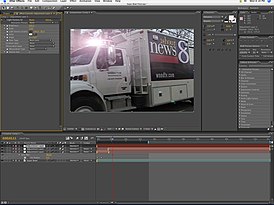 Скриншот программы Adobe After Effects