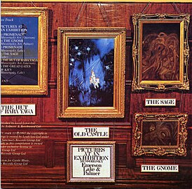 Обложка альбома Emerson, Lake & Palmer «Pictures at an Exhibition» (1971)