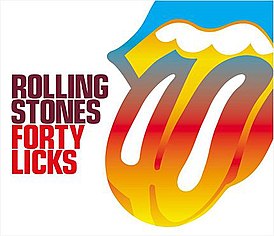 Обложка альбома The Rolling Stones «Forty Licks» (2002)