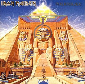 Обложка альбома Iron Maiden «Powerslave» (1984)