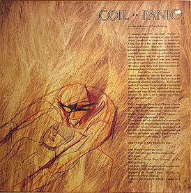 Обложка сингла Coil «Panic / Tainted Love» (1985)