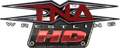 โลโก้อีกรูปแบบหนึ่งของ Total Nonstop Action Wrestling (TNA) ในระบบ HD (2008 - 2010)