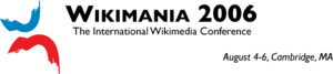 Wikimania 2006 banner