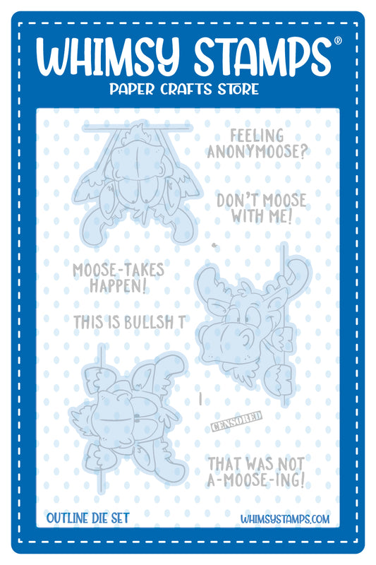 *NEW Moose-tude Outline Die Set