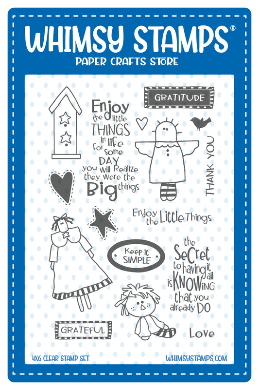 Prim Little Things Clear Stamps