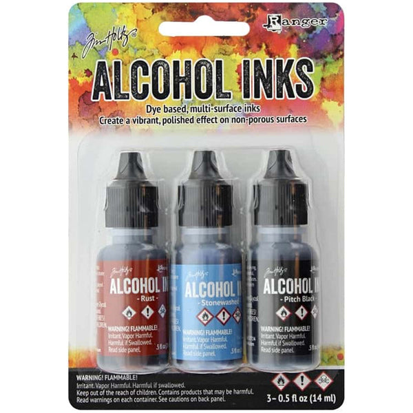 Tim Holtz Alcohol Ink 3pc Miners Lantern