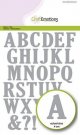 Craftemotions Dies - Uppercase Alphabet (40 mm)