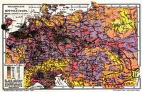 Bev�lkerung. I. (Karte) Volksdichte in Mitteleuropa