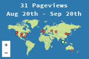 Locations of visitors to this page