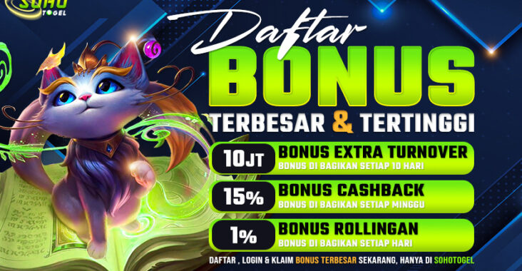 Sohotogel : Nikmati Bonus Terbesar Game Slot Mahjong Ways