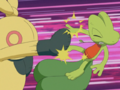 Treecko's miscolored chin