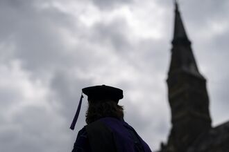 Fed Chair Powell Delivers Commencement Address At Georgetown Law