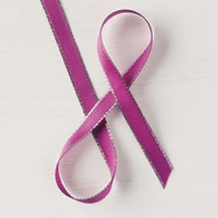 Berry Burst 3/8" (1 Cm) Metallic-Edge Ribbon