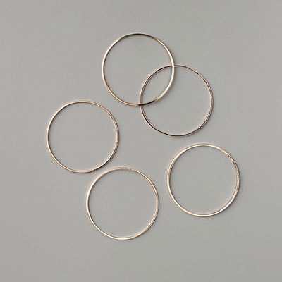 Gold Hoops Embellishments