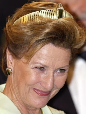 modern gold tiara norway queen sonja diamond tourmaline topaz