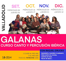 GALANAS. CURSO CANTO Y PERCUSIÓN IBÉRICA