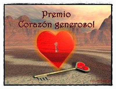 PREMIO CORAZÓN GENEROSO