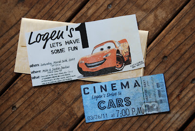 Cars Party Invitation